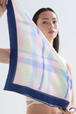 Angels Whisper Watercolour Checkered Print Bandana