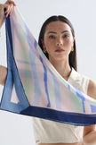 Angels Whisper Watercolour Checkered Print Bandana