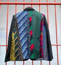 Load image into Gallery viewer, Circular by Maud Alice Dainty Blue Collar Jacket Vintage Ties
