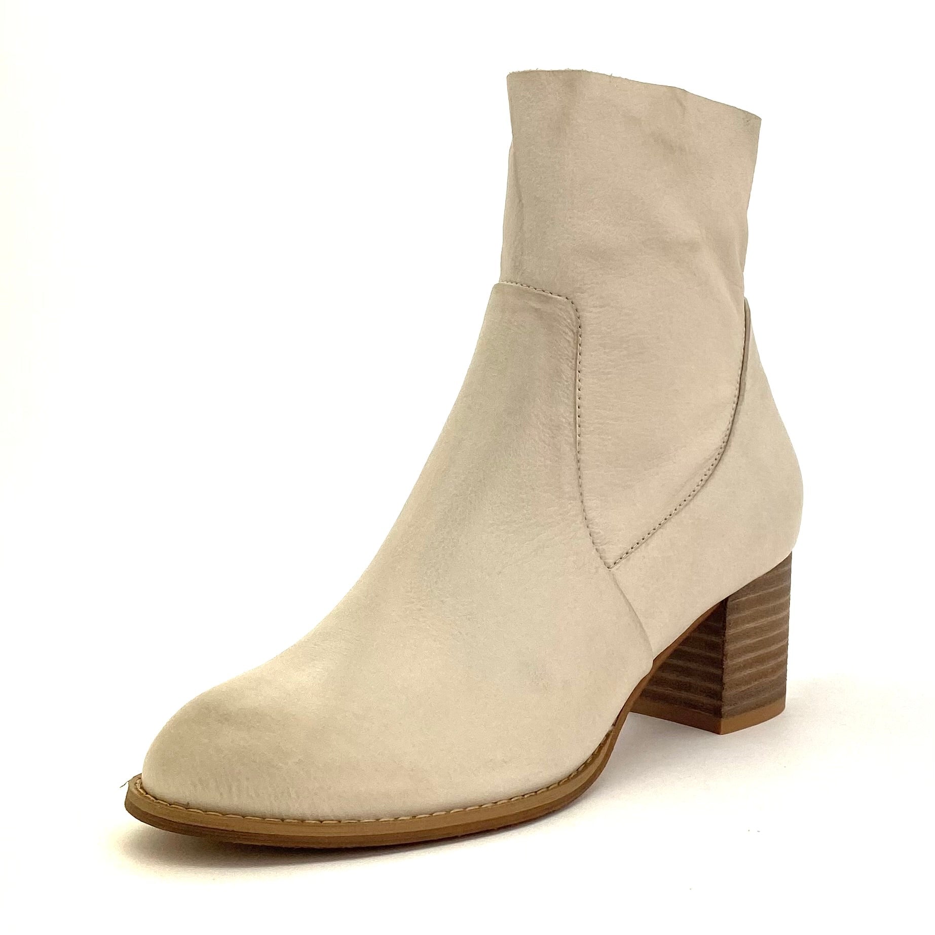 Django & Juliette Shadan Ankle Boots Almond Leather