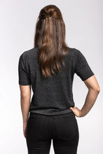 Load image into Gallery viewer, C&#39;est Chic Sparkle Tee Black

