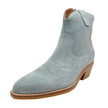 Django & Juliette Elpidas Western Ankle Boot Denim Suede