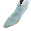 Django & Juliette Elpidas Western Ankle Boot Denim Suede