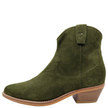 Django & Juliette Elpidas Western Ankle Boot Khaki Suede