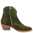 Django & Juliette Elpidas Western Ankle Boot Khaki Suede