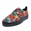Django & Juliette Hydee Sneakers Navy/ Bright Floral Fabric