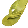 Mollini Febbe Wedge Heel Sandals Matcha Suede