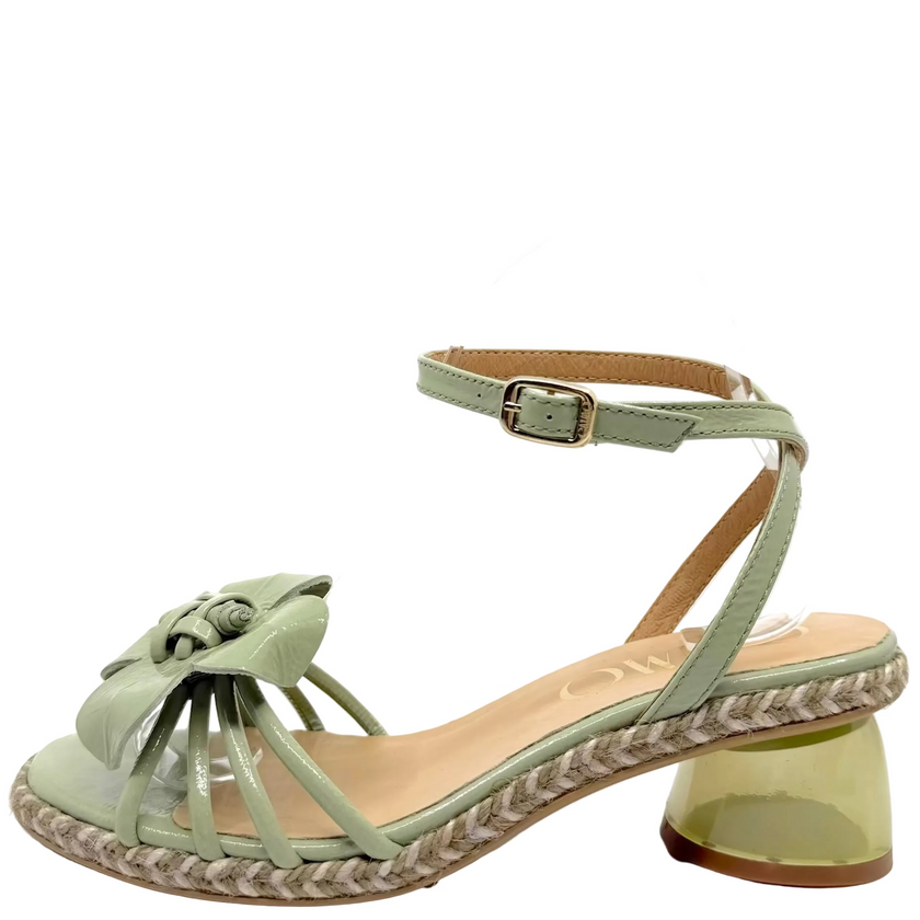 Gaimo Raini Espadrille Sandals Cucumber