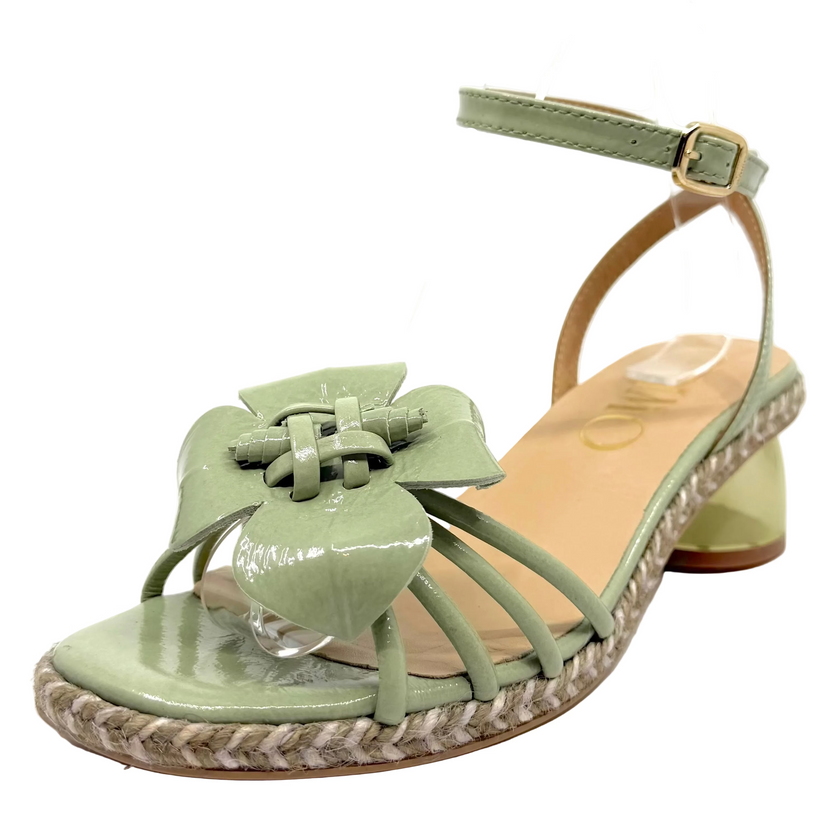 Gaimo Raini Espadrille Sandals Cucumber