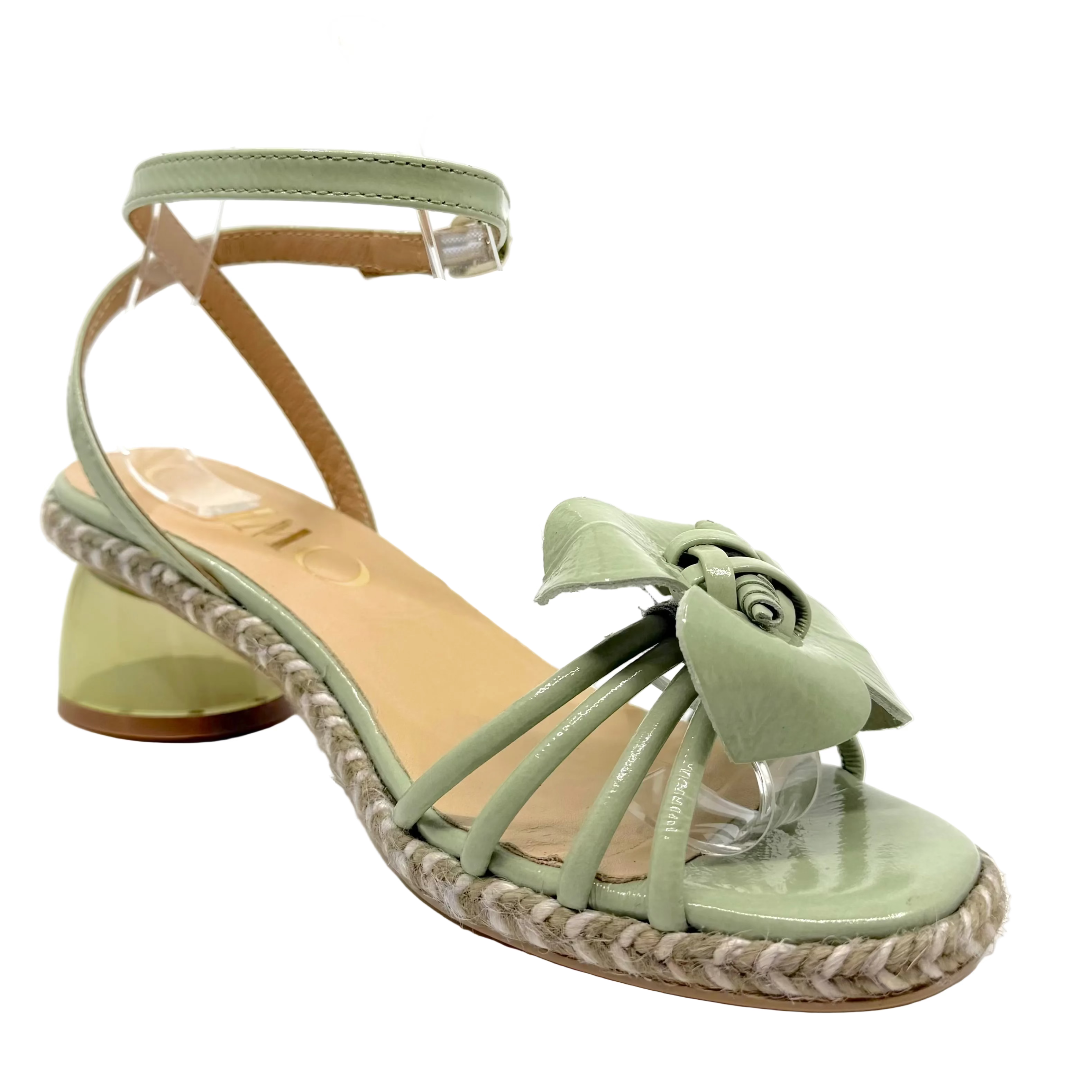 Gaimo Raini Espadrille Sandals Cucumber