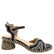 Gaimo Dane Espadrille Sandals Natural/ Black Raffia