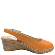 Sala Verese Classic Wedge Espadrilles Arancio Orange