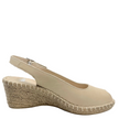 Sala Verese Classic Wedge Espadrilles Cappucino