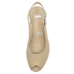 Sala Verese Classic Wedge Espadrilles Cappucino