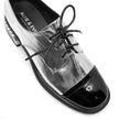Alfie & Evie Boxer Black Patent Leather/ Silver