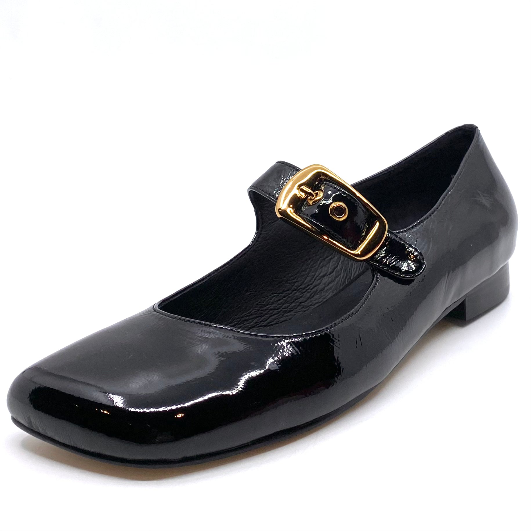Tamara London Bern Ballet Flats Black Patent