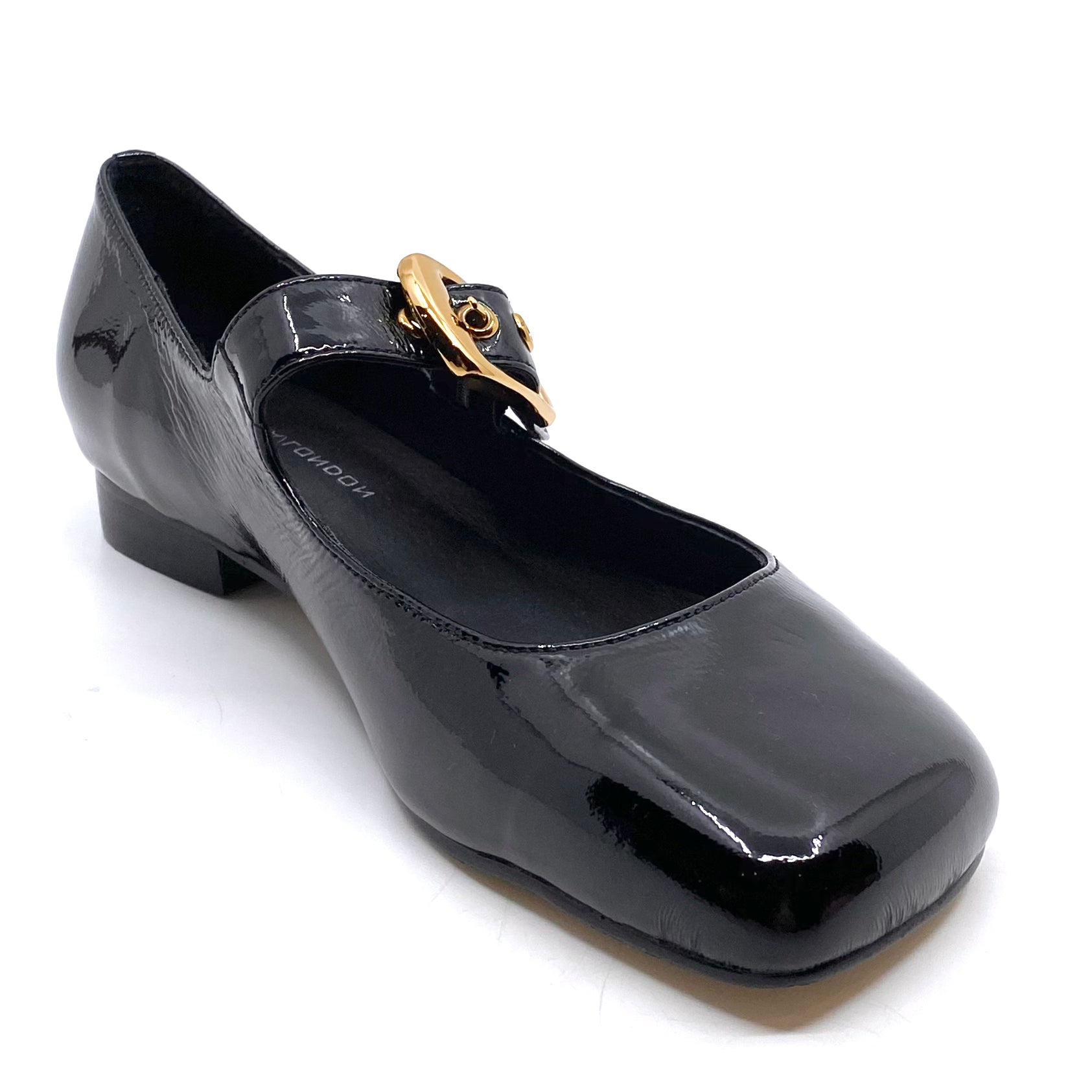 Tamara London Bern Ballet Flats Black Patent