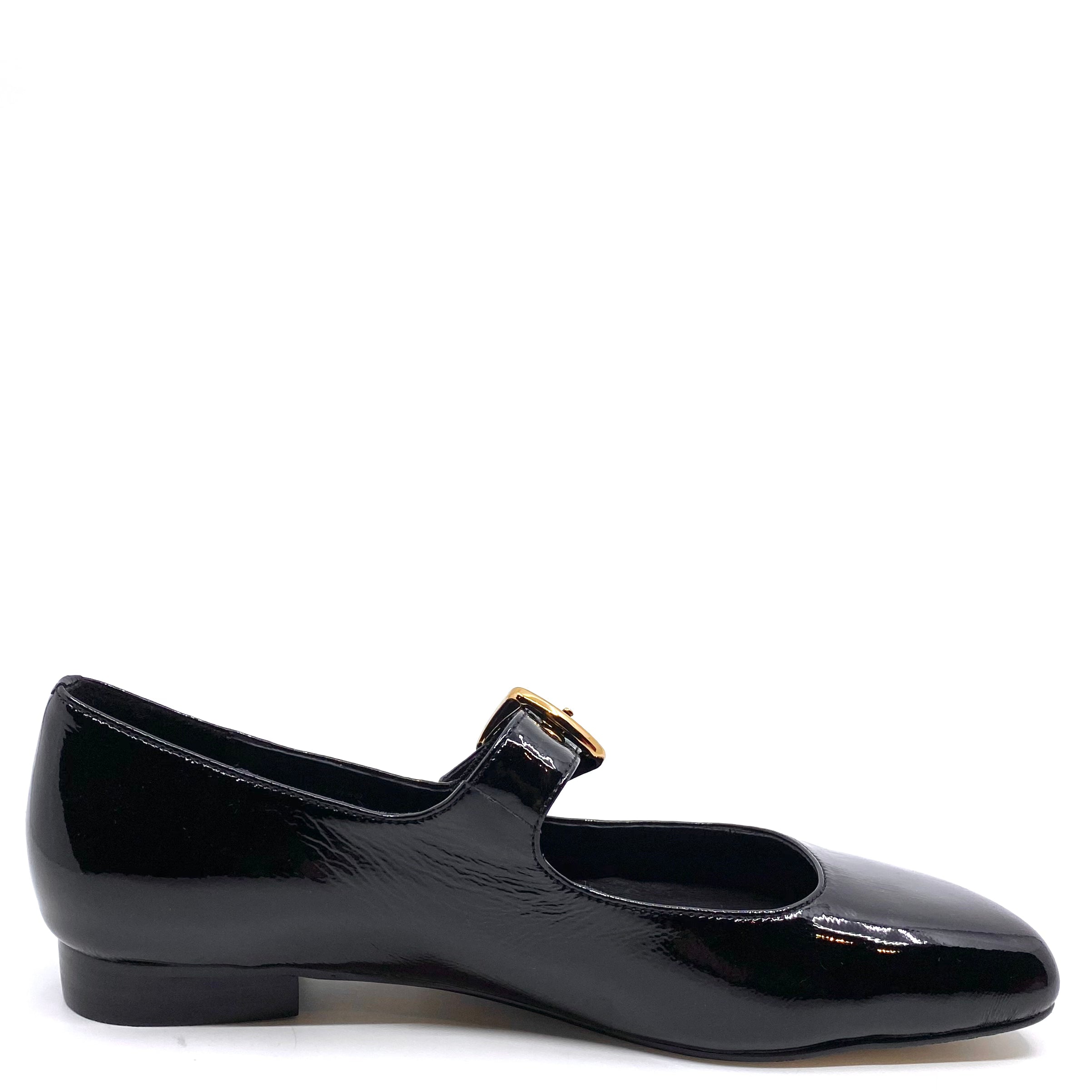 Tamara London Bern Ballet Flats Black Patent