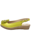 Sala Erica Flower Detail Espadrille Sandals Verde Green