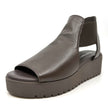 Django & Juliette Ozie Platform Sandals Choc Leather Choc Sole
