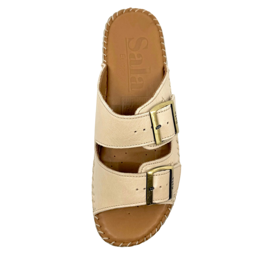 Sala Oasis Slides Beige Leather