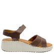 Sala Soho Sandals Praline Dark Brown Leather