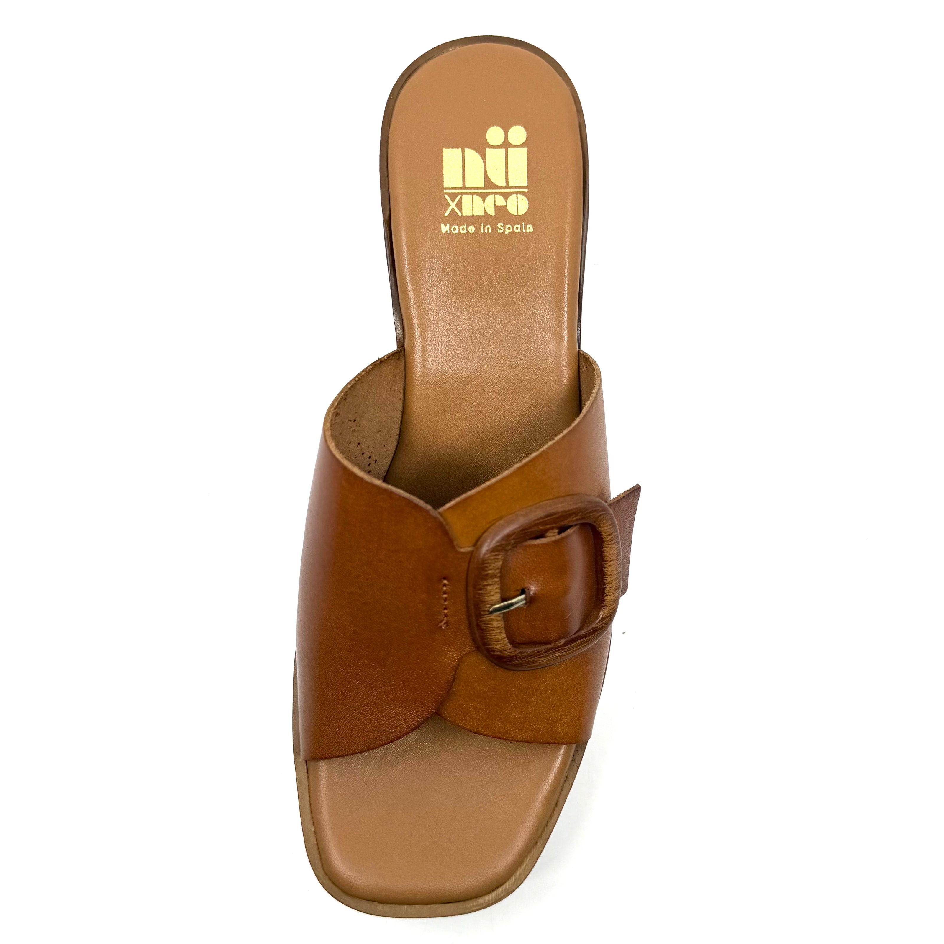 Nu by Neo Quirina Clog Heels Cuero Leather