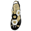 Fly London Trul Platform Geo Sandals Black/ White