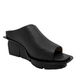 Nu by Neo Fiora Wedge Sandal Black Calf Leather