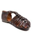 Nu by Neo Fara Fisherman Sandal Brown Sheepskin Leather