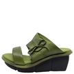 Nu by Neo Fiamma Wedge Sandal Avocado Distressed Leather