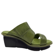 Nu by Neo Fiamma Wedge Sandal Avocado Distressed Leather