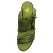 Nu by Neo Fiamma Wedge Sandal Avocado Distressed Leather