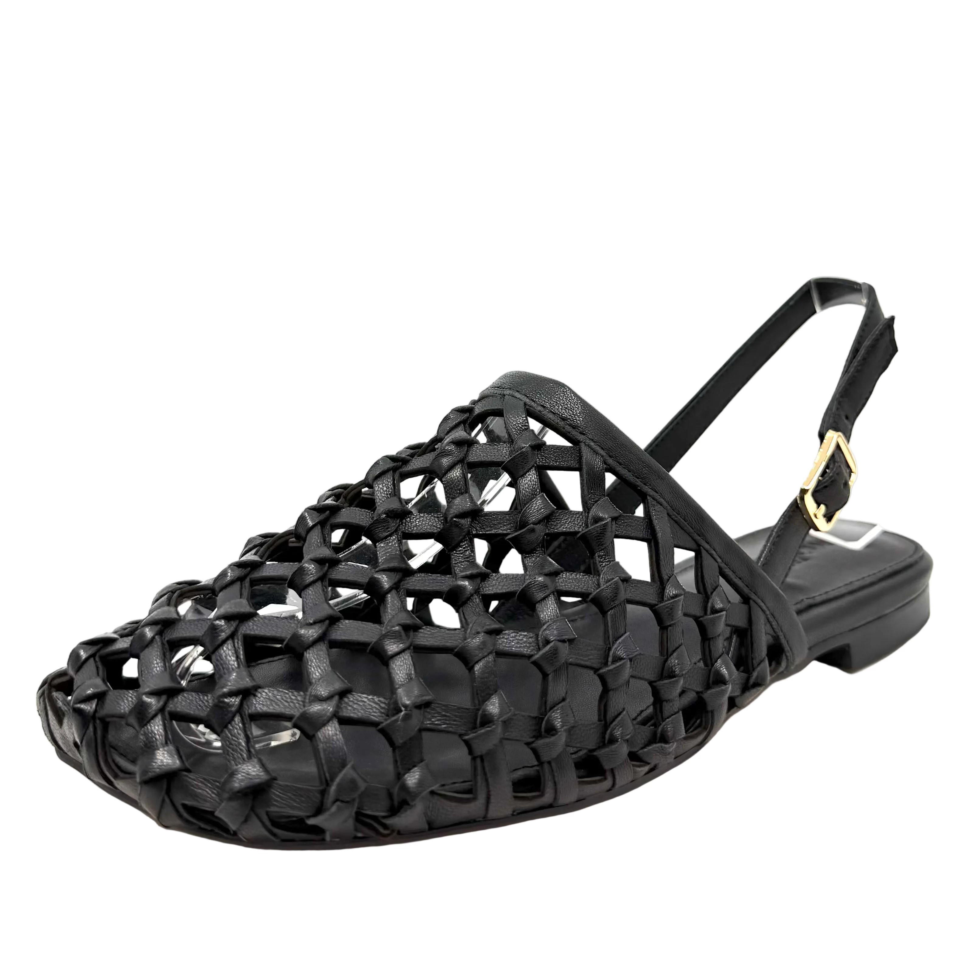 Mollini Paree Slingback Sandals Black Leather
