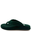 Mollini Ajami Velvet Thongs Emerald