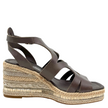 Django & Juliette Oxlie Wedge Heels Chocolate Leather