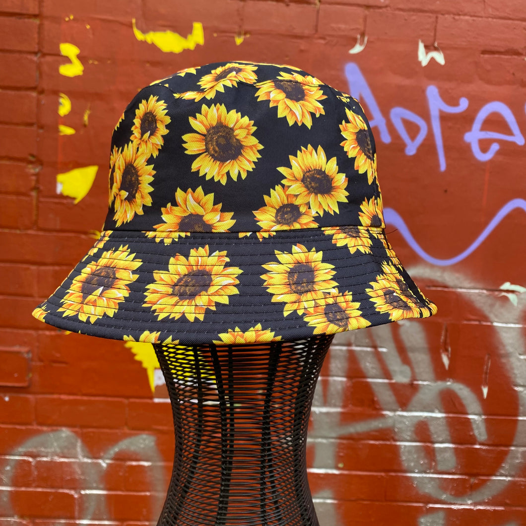 Etcetra Wearables Sunflower Hat Black