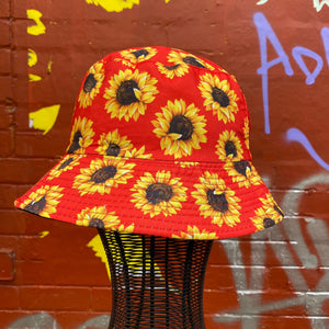 Etcetra Wearables Sunflower Hat Red