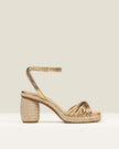 Gaimo Isolde Espadrille Heels Odin Opalo Gold