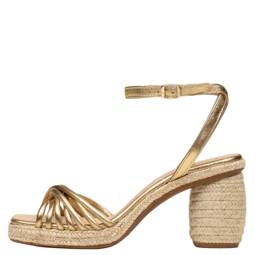 Gaimo Isolde Espadrille Heels Odin Opalo Gold