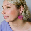 DENZ I'm Tiiired Actually Earrings Plum