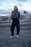 M. A. Dainty Trucker Pant Washed Black
