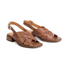 Load image into Gallery viewer, EOS Ikari Slingback Sandal Pecan Leather
