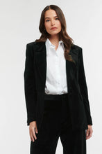 Load image into Gallery viewer, Italian Star Jets Velvet Pant Black
