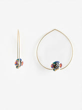 Load image into Gallery viewer, Nach Spotted Fish Hoop Earrings
