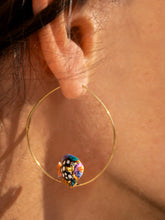 Load image into Gallery viewer, Nach Spotted Fish Hoop Earrings
