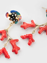 Load image into Gallery viewer, Nach Coral Fish Stud Earrings
