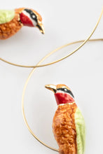 Load image into Gallery viewer, Nach African Bee Eater Hoop Earrings
