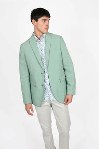 James Harper JHJ117 Peak Lapel Blazer Sage