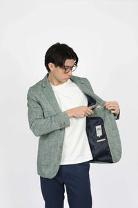 James Harper Forest Notch Lapel Patch Pocket Jacket